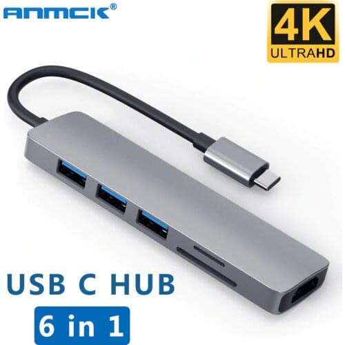 Dock Station Laptop USB 3.1 Type C HUB HDMI Adapter 4K Type c HUB USB 3.0 Card Reader for Apple ipad Macbook air pro Thinkpad HP