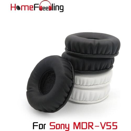Homefeeling Ear Pads for Sony MDR-V55 Headphones Super Soft Velour Sheepskin Leather Ear Cushions Replacement Accessories
