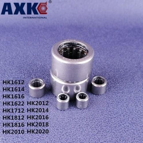 Drawn Cup Needle Roller Bearing HK1612/1614/1616/1622 HK1712 HK1812/1816 HK2010/2012/2014/2016/2018/2020 HK series bearings 2pcs