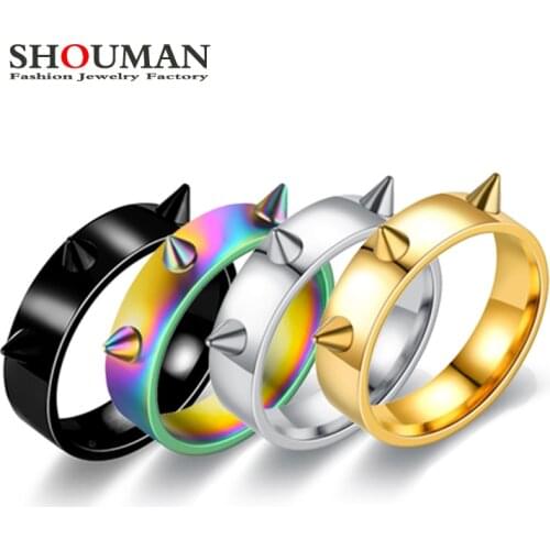 SHOUMAN Self-Defense Ring Portable Finger Weapons Survival Outdoor Emergency Glass Breaking Punk Jewelry Protector