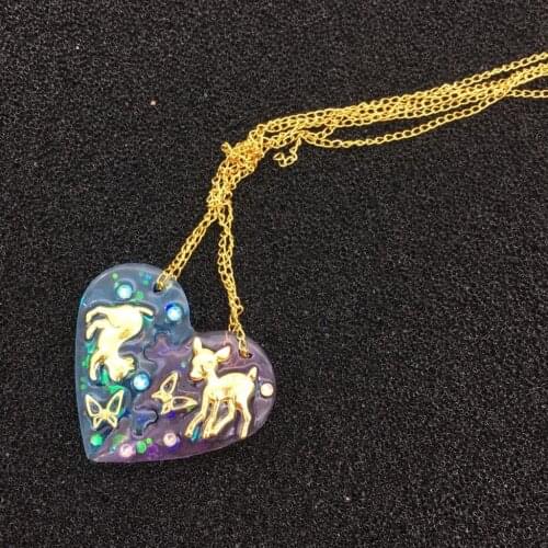 DIY Pendant Epoxy Resin Love Pendant Jewelry Making Craft Tool