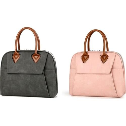 15.6-inch PU waterproof mens and womens laptop notebook bag case briefcase handbag lady messenger bag