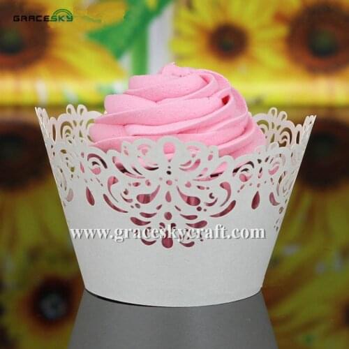 2017 New 50Pcs/set Cupcake Wrappers Cake Wedding Birthday Baby Shower Birthday Party Feast Favors