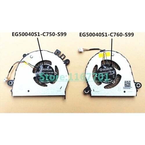 New Original Laptop/Notebook CPU/GPU Cooling Fan For Lenovo Yoga 710 710-14 710-15 EG50040S1-C750-S99 EG50040S1-C760-S99