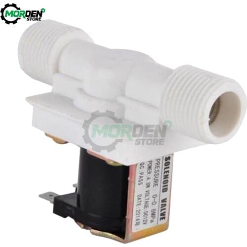 12V 24V 220V 1/2" Plastic Solenoid Valve Magnetic Washing Machine Dispenser Drinking Water Pneumatic Pressure Controller Switch