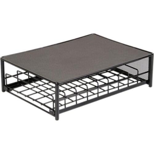 30 Capsule Coffee Machine basePod Holder Tower Stand Rack Storage Drawer For Dolce Gusto Stainless Steel Coffee Shelv