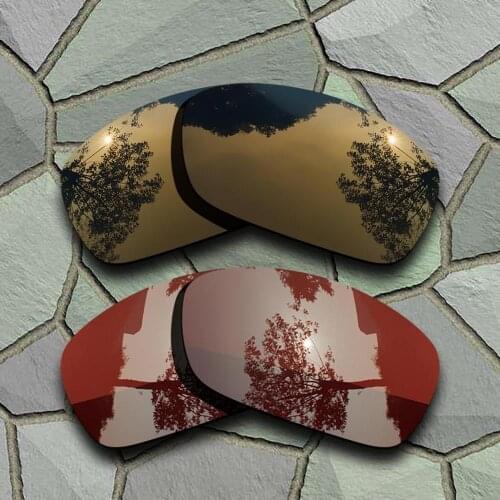 Bronze Copper&Bronze Brown Sunglasses Polarized Replacement Lenses for Oakley Hijinx