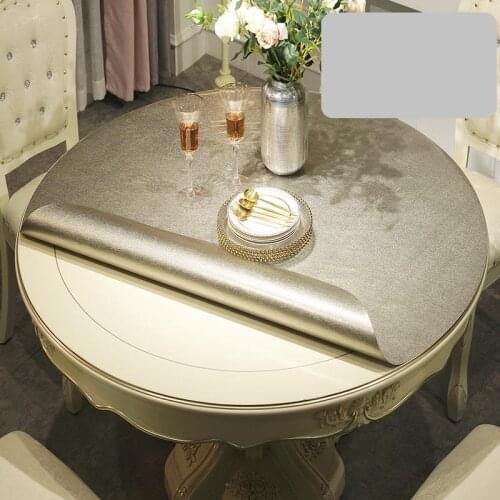 Shabby Chic Plastic Round Manteles Redondo Para Redonda Tafelkleed Rond PVC Tablecloth Cover Nappe Toalha De Mesa Table Cloth