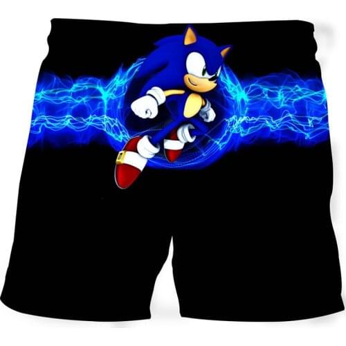 Boy Shorts Summer Baby Girl Shorts Children Boy Girls Toddler Kids Beach Short Sports Pants Kids 3D Sonic Cartoon Leisure Shorts