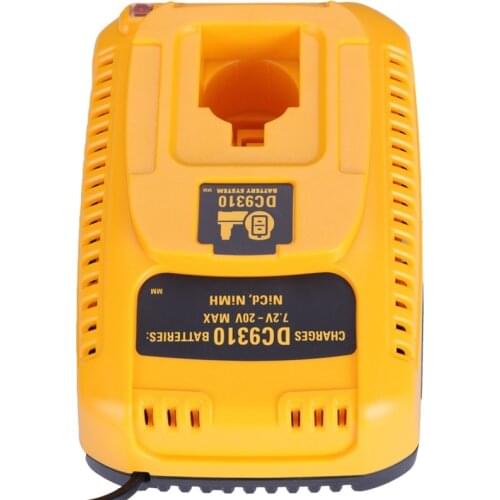 EU Plug Charger For Dewalt Battery Charger DC9310 7.2V-18V Nicad & Nimh Battery DW9057 DC9071 DC9091 DC9096 Batteia Charger