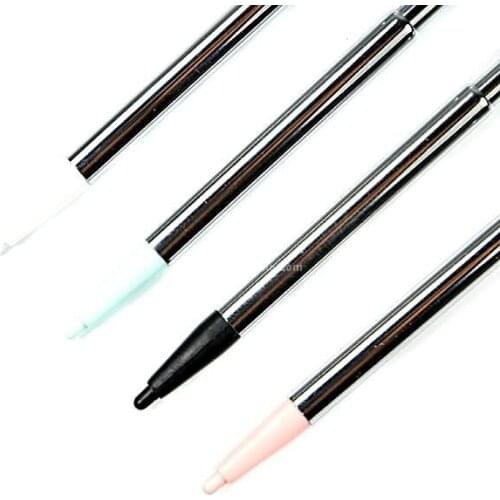 4pcs Aluminum Plastic Retractable Replacement Stylus Metal Extendable Touch Pen for Nintendo DS Lite / NDSL