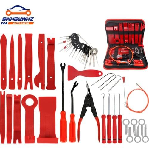43 Pcs Radio Automotivo Hand-Held Disassembly Tools Audio Stereo GPS Trim Interior Installation Tool Hand gereed schap