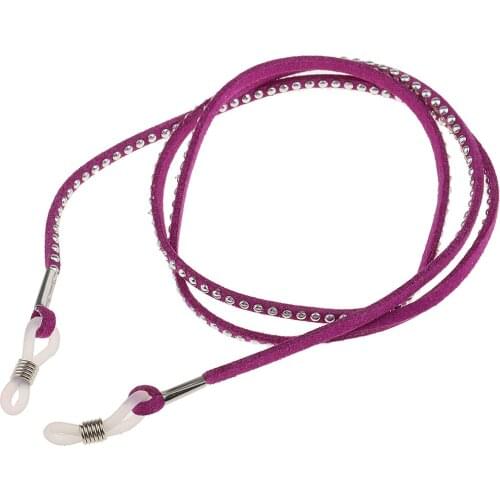 5pcs Child Suede Eyeglass Chains Sunglasses Holder Neck Strap Cord Lanyard