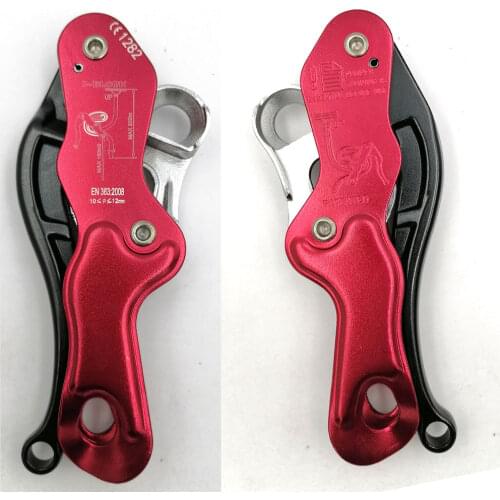 150 kg/330lb Climbing Gear Ascender and Rappelling Descender Belay Devices for 10-12mm Rope for Rescue & Arborist