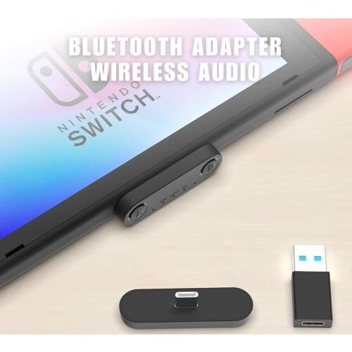 INWA Bluetooth Adapter BT 5.0 USB Wireless Computer for Switch & Lite Version PS4PS5 PC for Airpods Type-C Bluetooth Transmitter