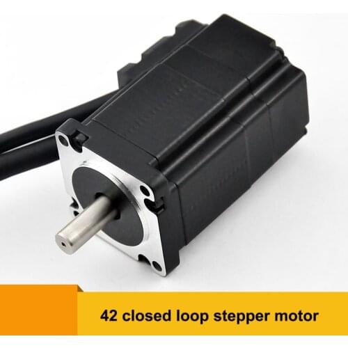 Two-phase 42 closed loop stepper motor shaft diameter 8MM with encoder resolution 1000 line servo stepper motor