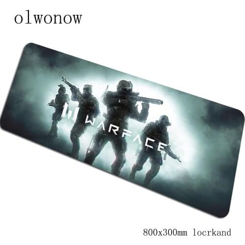 Warface mouse pad 800x300x3mm mousepads Fashion gaming mousepad gamer Halloween Gift personalized mouse pads keyboard pc pad