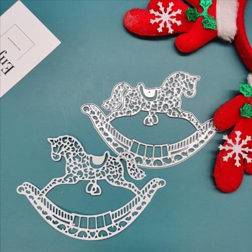 Trojan Horse die Metal Cutting Dies cut die decoration Scrapbooking Album Paper DIY Card Craft Embossing Die Cuts