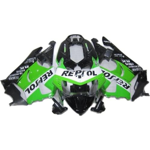 Motorcycle fairing kit for HONDA CBR900RR 919 1998 1999 Green Black Fairings CBR919RR 98 99 XF76