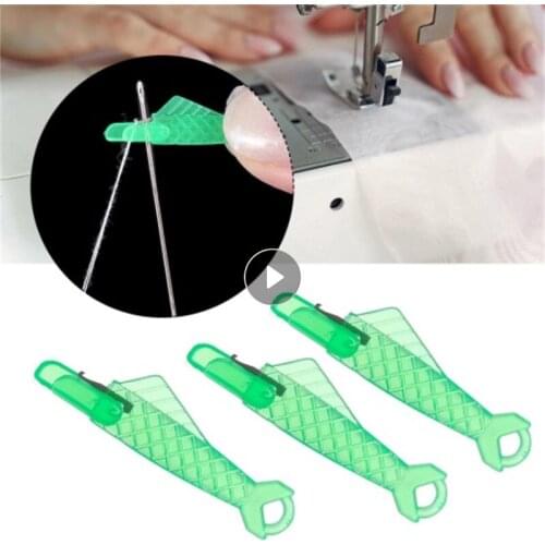 Fish Type Needle Threader 3PCS Wire Loop DIY Simple Threader for Sewing Embroidery Machine Simple Needle Threader