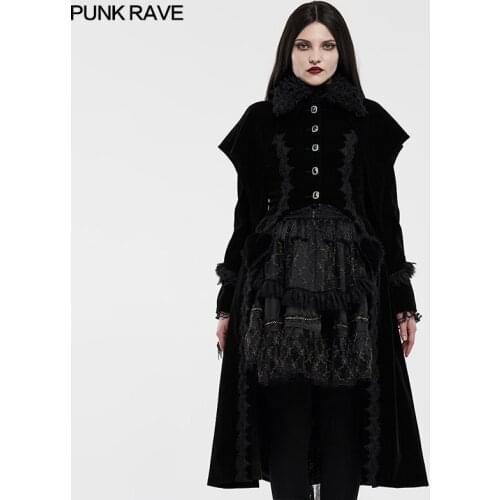 Женские классические пальто PUNK RAVE China At AliExpress