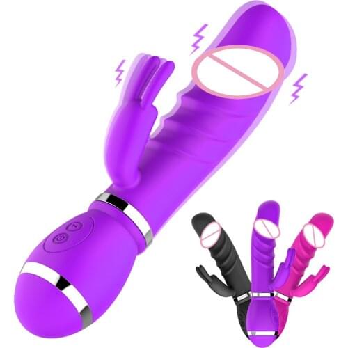 Realistic Dildo Vibrators Rabbit vibrator G Spot Vibrator Clitoral Stimulator 12 Speeds Sex toys for Women