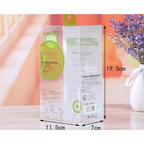 New Design Adjustable Plastic Box custom plastic box cosmetic pvc clear box Printed ---PX20071