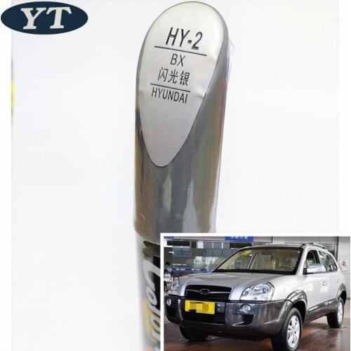 Car scratch repair pen, auto paint pen SILVER color for Hyundai IX35 IX25 Elantra Accent I30 Verna Tucson Sonata Santafe