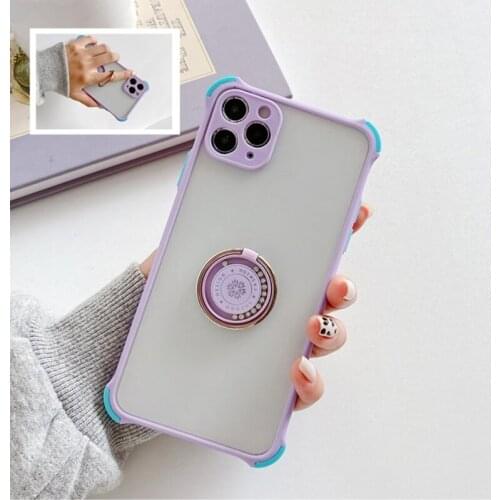 With Ring Camera Protection Lid Anti-knock Phone Case For VIVO V20 V20 SE V17 NEO V15 Pro S6 S7 Y52S Y73S Y51 2020 Matte Cover