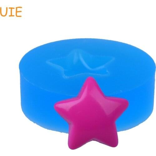 PYL621U 16.1mm Star Silicone Mold - Fondant, Cupcake Topper, Sugarcraft, Scrapbooking, Candy Making, Gum Paste, Resin Jewelry