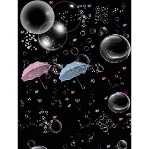 TR 5ft*7ft Bubbles Newborn Baby Photo Studio Backdrop Photography Background flying umbrella Backdrop Fotographic Newborn Photos