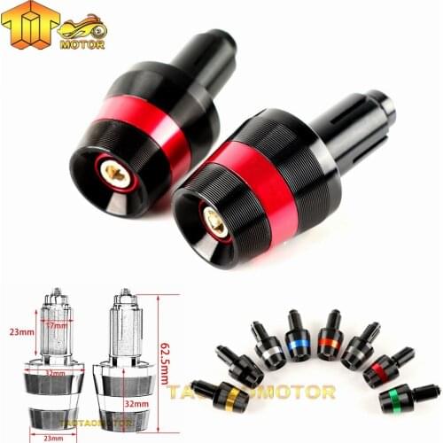 For Suzuki GSXR 750 600 1000 GSR 600 SV 650 Accessories Universal Motorcycle 22mm Handlebar Grips Ends 7/8'' Handle Bar Caps