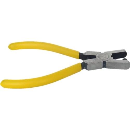 Utoolmart 2.0 mm Universal Hand Leather Strap Watch Band Belt Punching Tool Yellow Small Hole Punch Pliers Tools for Home Shop