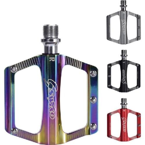 Bike Pedals Bicycle Pedals Spindle Universal Cycling Pedals Aluminium Alloy Lightweight Bike Pedal Outdoor Cycling Accessories