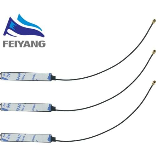 10Pcs/lot 2.4Ghz 4dBi WIFI Internal Antenna PCB Built-in Aerial IPX IPEX Airgain Omni Antenna UFL Connector