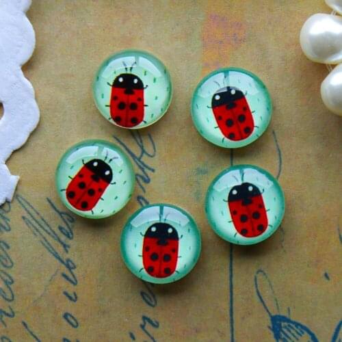 12mm 25mm 14mm 16mm 18mm 20mm Photo Glass Cabochons Round Cameo Set Handmade Settings Animal 10
