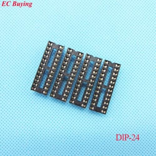 20pcs/lot DIP IC Socket 24P Adapter Holder Type 24 Pin Plug in