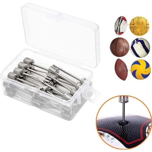 30x Anti-rust Ball Pump Needle Basketball Inflating Pin Adapter 38mm Needles