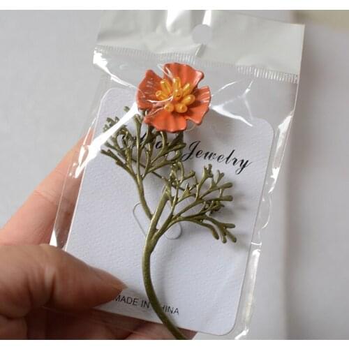 Aros Mujer Oreja Ancient Ways Plplpol Europe And The United States, Japan South Korea Fashion Jewelry Flower Brooch Brooches