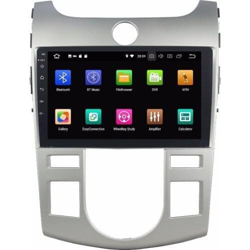 8" 1 Din 8 Core Android 10.0 Car Multimedia Player For KIA CERATO FORTE 2008-2012 Car Radio 1024*600 DVD Player Car Stereo DSP