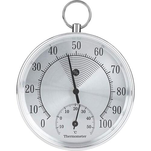 GTBL Indoor Outdoor Analog Thermometer Hygrometer Temperature Humidity Meter HT9100