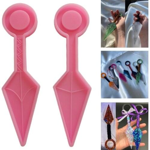 Dagger Epoxy Resin Mold Jewelry Earrings Silicone Mould DIY Crafts Casting Tools