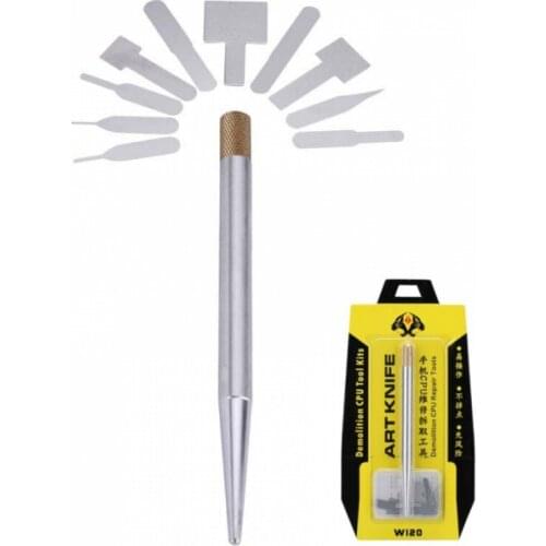 IC Chip Remove Tool Kit Ultra Thin Blade Set Graver Tool iPhone Motherboard BGA CPU Repair Tool for iPhone A8 A9 CPU BGA NAND