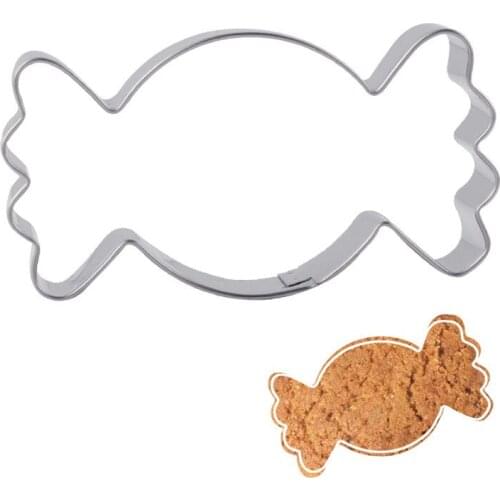 Candy Shape Cookie Cutting Mold DIY Cookie Drying Tool Appliance Cartoon Stainless Steel Cookie Mold Sushi Mold Cake Mold