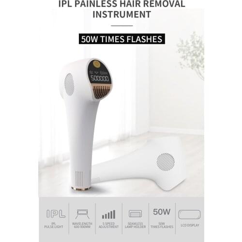 IPL Laser Hair Removal 500000 Flash Handheld Women Professional Household Device Permanent Painless Epilator Machine Whole Body