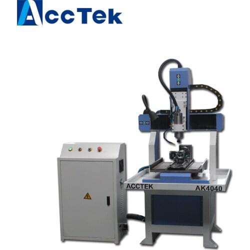 Low Costs Mini Metal Cnc Milling Machine 4040 4 Axis Cnc Engraving Machine For Metal Aluminum Steel