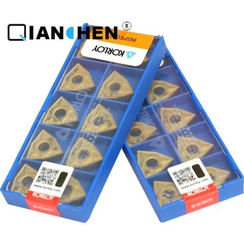 Original Korea Korloy WNMG080404-HM NC3030 WNMG080404-HM NC3120 WNMG080404-HM PC9030 (10pcs/lot)internal Turning Tool Inserts