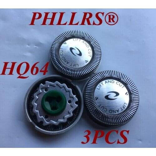 3Pcs HQ64 razor blade replace Head for PHILIPS Shaver HQ7320 HQ7340 HQ7380 HQ7360 HQ7390 HQ7110 HQ7120 HQ7140 PT710 PT715