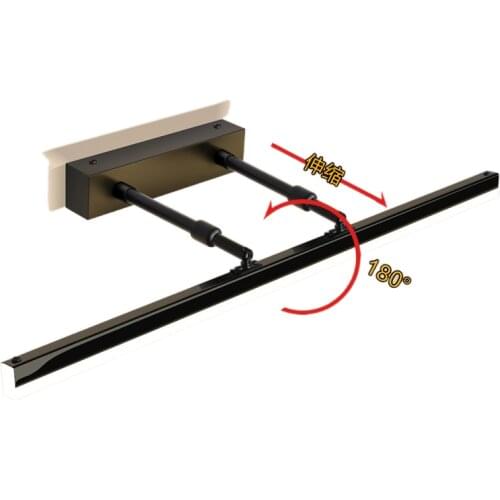 Nordic may retract the front mirror lights simple modern bathroom vanity mirror cabinet led bath bedroom lamp Free perforated wa