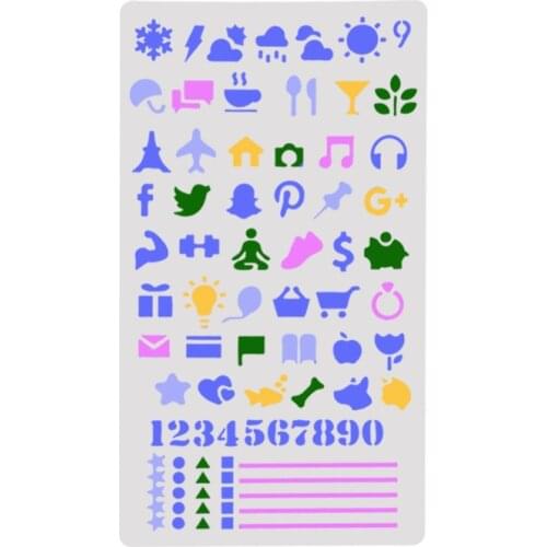 Creative Layering Stencils for Diy scrapbook/photo album Decorative Embossing coloring,painting stencil,home decor